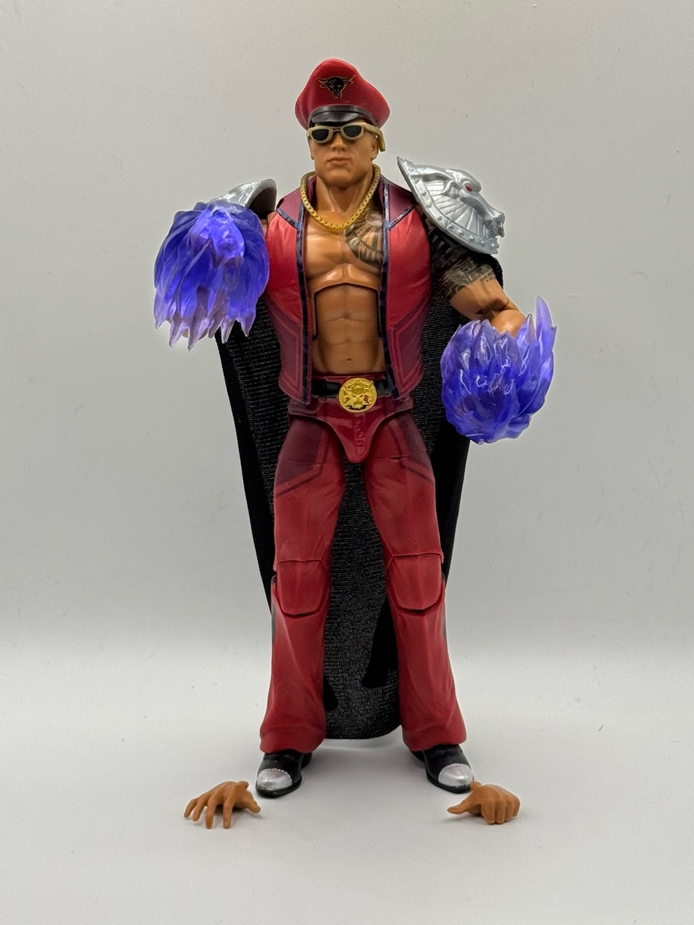 2026 WWE x Street Fighter Elite Series 1 "Final Boss" The Rock as M. Bison